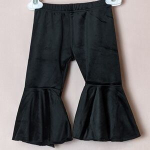 Bailey's Blossoms Velour Baby Bell Bottoms Flare Pants size 6-9 Months